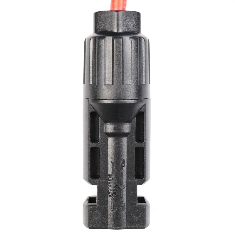WATTSTUNDE Verlängerungskabel (2x) 6 mm² Typ-MC4/Typ-MC4 schwarz 5 m